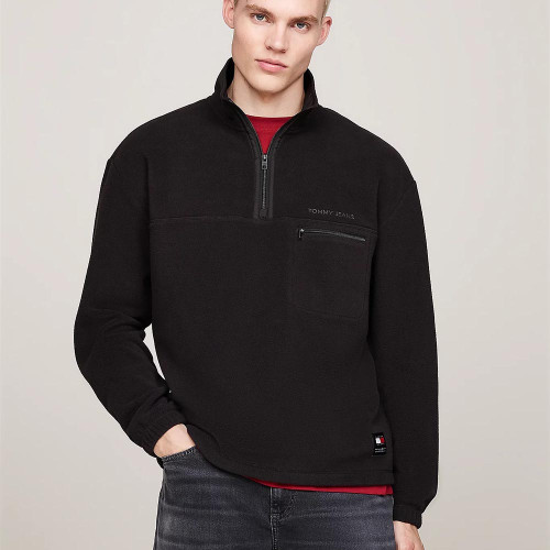 Tommy Hilfiger Ανδρική μπλούζα Quarter-Zip Relaxed Fleece